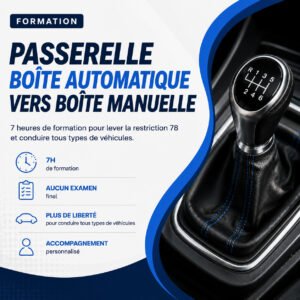 Passerelle Boite Auto vers Boite Manuelle